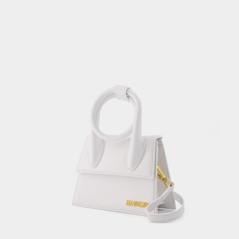 Le Chiquito Noeud Bag - Jacquemus - White - Leather