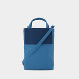 Tote Bag - Acne Studios -  Blue Poudré/Blue - Leather