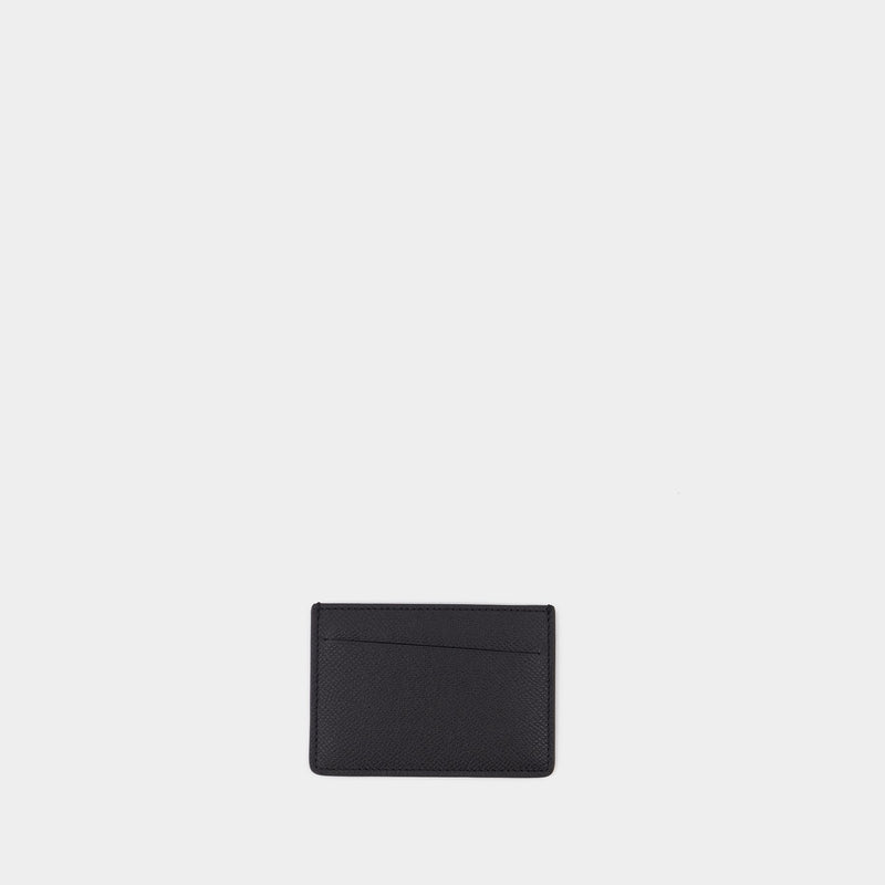 Cardholder 3 in Black Leather