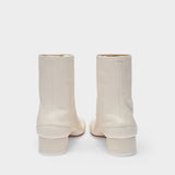 Tabi H30 Ankle Boots - Maison Margiela - Leather - White
