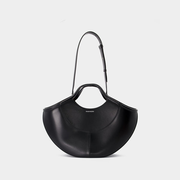 Cove Bag - Alexander McQueen - Leather - Black