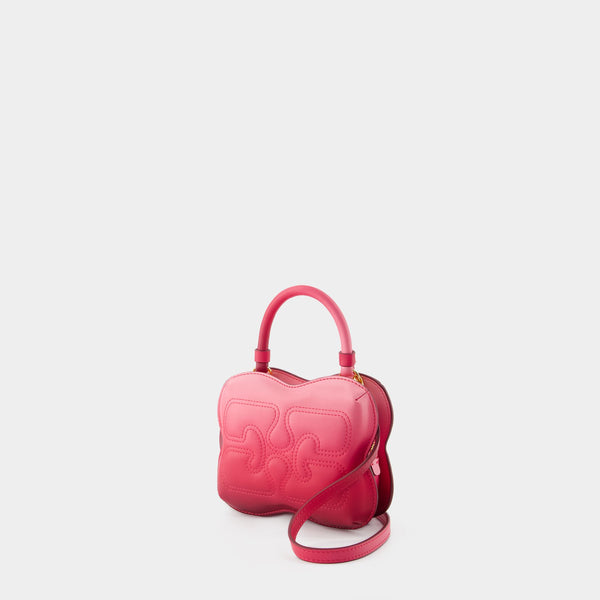 Butterfly Small Gradient Bag - Ganni - Synthetic Leather - Pink