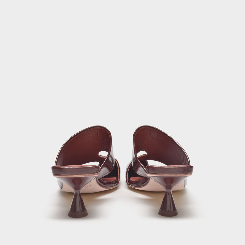 Ida Sandals in Brown Smooth Leather