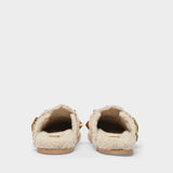T.05 Clogs in Beige Leather