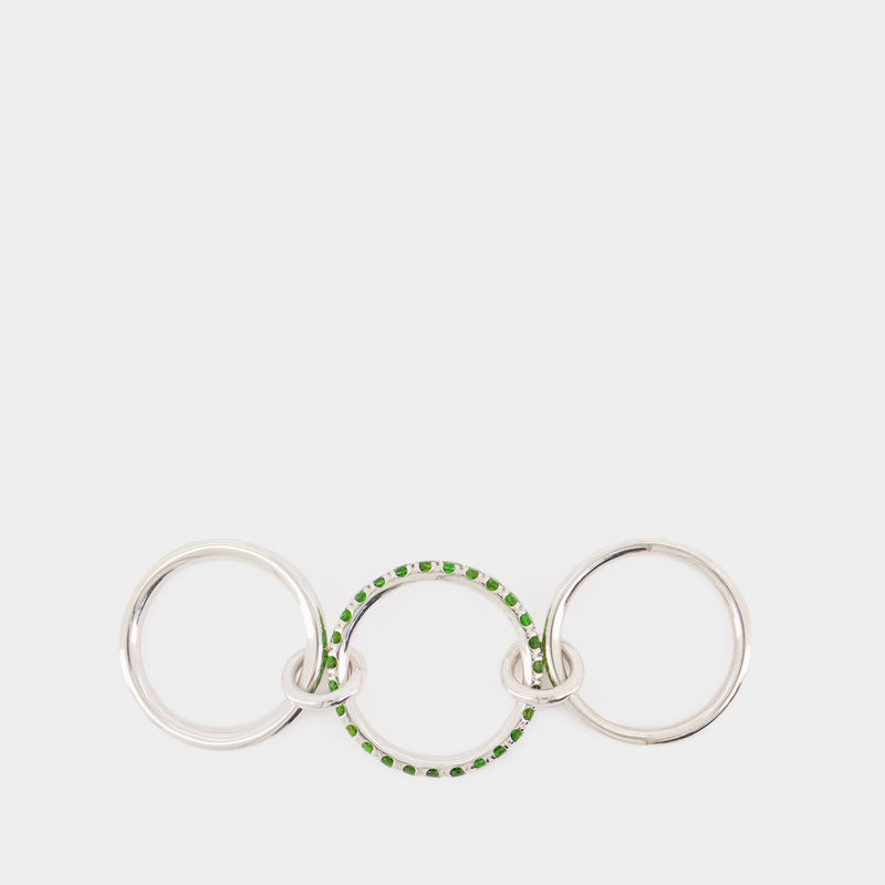 Petunia Chrome Diopside Ring - Spinelli Kilcollin - Green - Silver