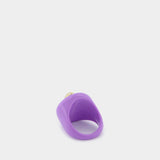 I Purple You Ring in Purple PVC