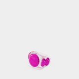 Barbarella Ring in Pink PVC