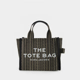 The Mini Tote Bag Monogram - Marc Jacobs - Beige Multi - Cotton