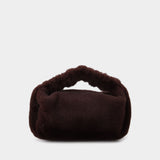 Scrunchie Small Bag in Brown