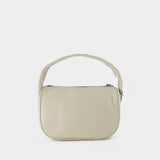 Pushlock Mini Hobo Bag - Marc Jacobs -  Cloud White - Leather