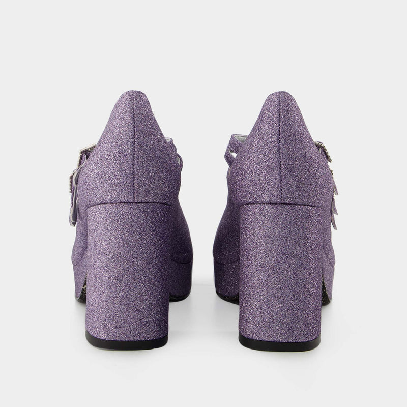 Pigalle Pumps - Carel - Purple - Leather