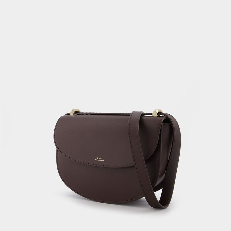 Geneve Bag in Dark Brown Leather