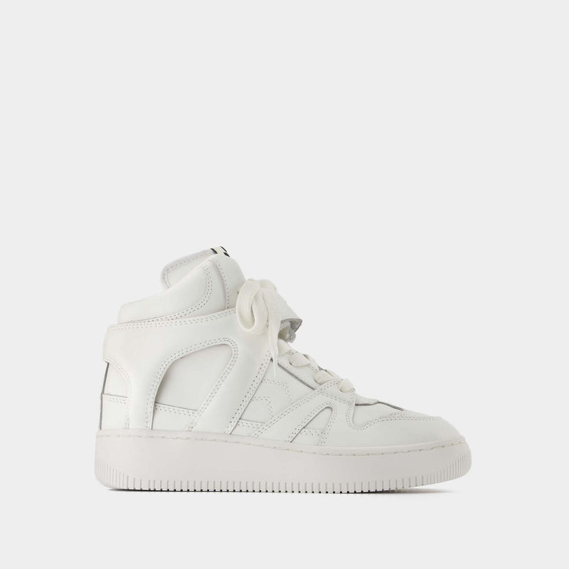 Brooklee-Gz Sneakers - Isabel Marant - White - Leather