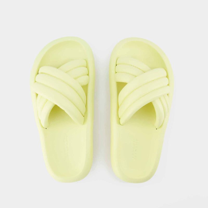 Niloo-Gb Sandals - Isabel Marant - Yellow - Leather