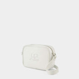 Hobo Bag - Courrèges - White - Leather