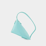 Leather Baby Shark  Hobo Bag - Courrèges - Blue - Leather