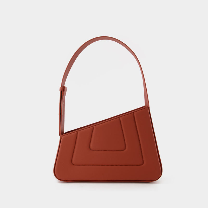 Medium Albert Bag in Orange Leather