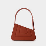 Medium Albert Bag in Orange Leather