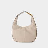 Frame Small Hobo Bag - Stella Mccartney -  White Pur - Leather Vegan