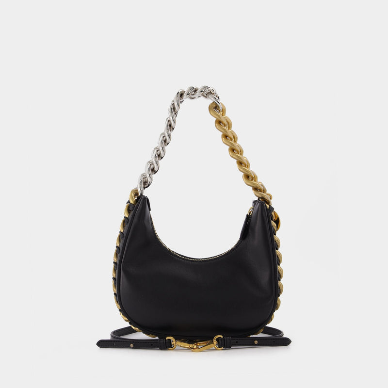 Frame Mini Hobo Bag - Stella Mccartney -  Black - Leather Vegan