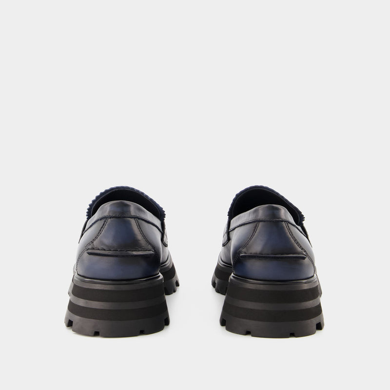 Loafers - Alexander McQueen - Leather - Anthracite