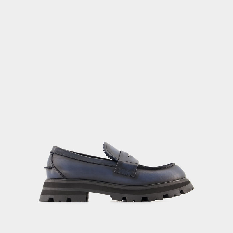 Loafers - Alexander McQueen - Leather - Anthracite