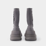 Sock Boots in Grey
