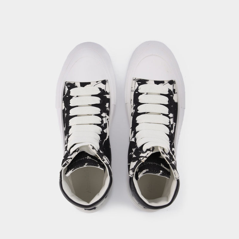 Deck Sneaker High  in Multicolour Leather