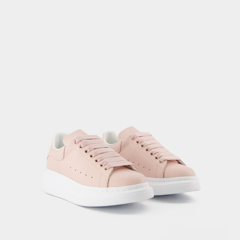 Oversized Sneakers - Alexander Mcqueen - Pink - Leather