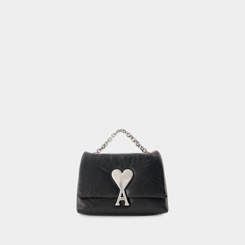 Mini Voulez Vous Hobo Bag - Ami Paris - Black