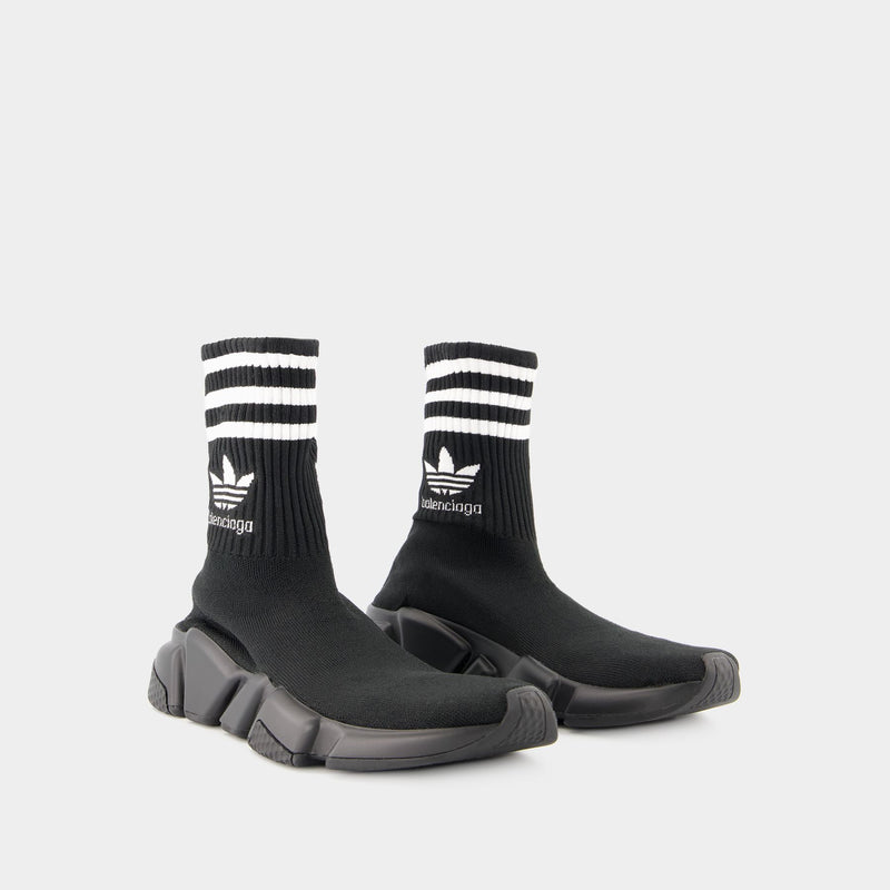 Speed Lt Adidas Sneakers - Balenciaga - Black/Logo White