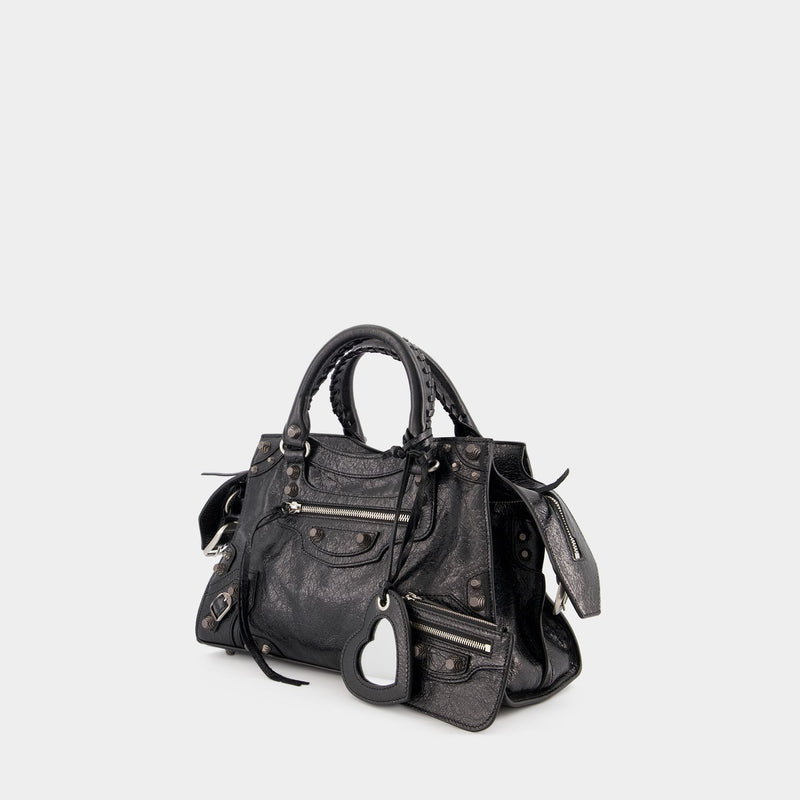 Neo Cagole City S Bag - Balenciaga -  Black - Leather