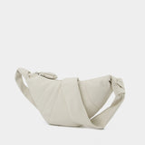 Small Croissant Crossbody  - Lemaire - Chalk - Leather