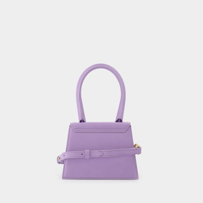 Le Chiquito bag Medium in Purple Leather