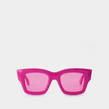 Baci Sunglasses in Pink Acetate