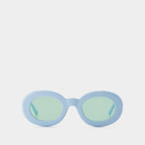 Pralu Sunglasses - Jacquemus -  Multi-Blue - Acetate