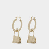Les Creoles Chiquito Earring - Jacquemus -  Or - Brass