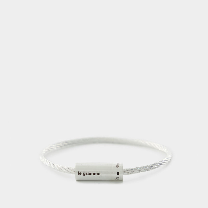9G Cable Bracelet - Le Gramme - Silver