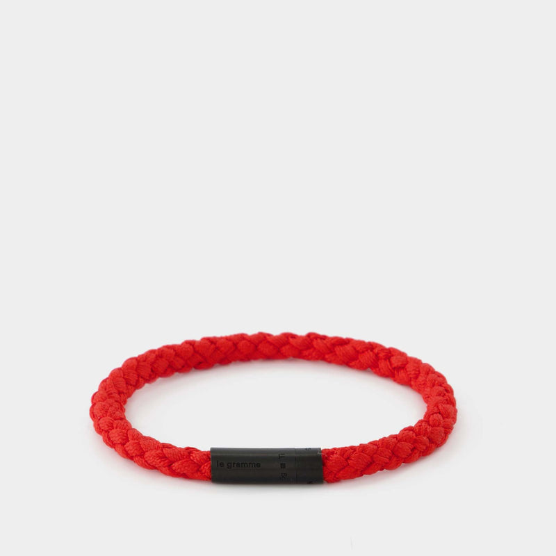 5G Cable Orlebar Brown Bracelet - Le Gramme - Red - Titanium