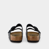 Arizona Sandals - Birkenstock - Black - Leather
