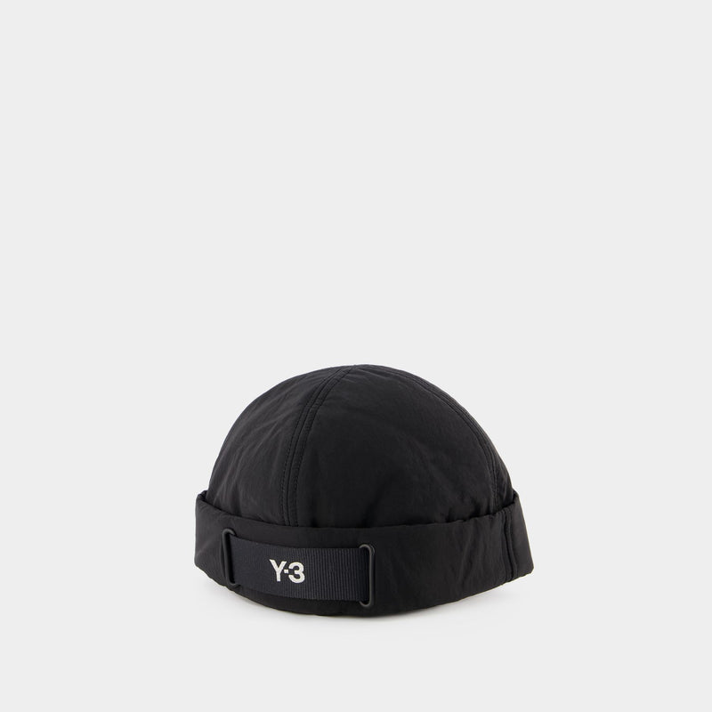 Hat - Y-3 - Black - Synthetic