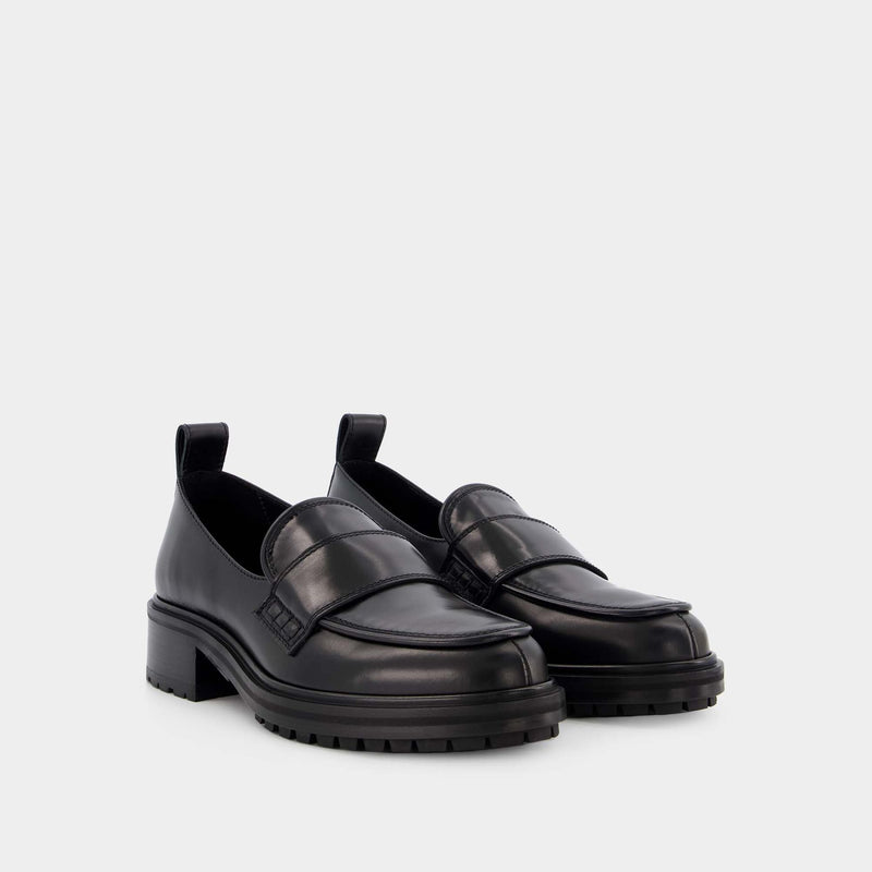 Ruth Loafers - Aeyde - Black - Leather