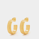 Old-style Hoops in Gold