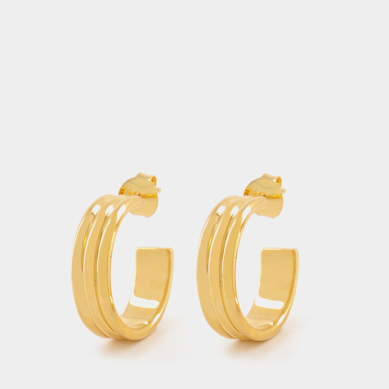 Old-style Hoops in Gold