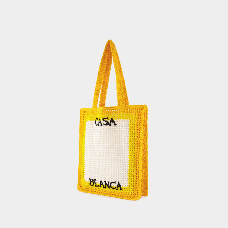 Crochet Cuximala  Hobo Bag - Casablanca - Yellow - Cotton