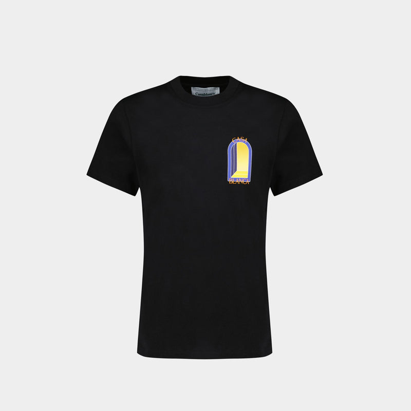 L'Arche De Nuit T-Shirt - Casablanca - Black - Cotton