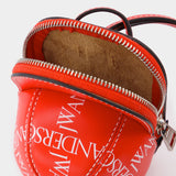 Nano Cap Bag in Red Leather