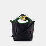 Chain Link Hobo Bag - J.W. Anderson - Black/Green - Leather