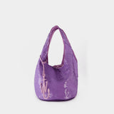 Mini Sequin Tote Bag - J.W. Anderson -  Lilac - Leather