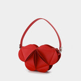Origami Bag in Red Leather